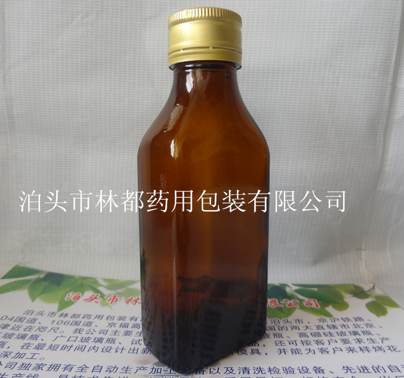 100ml方形藥用玻璃瓶